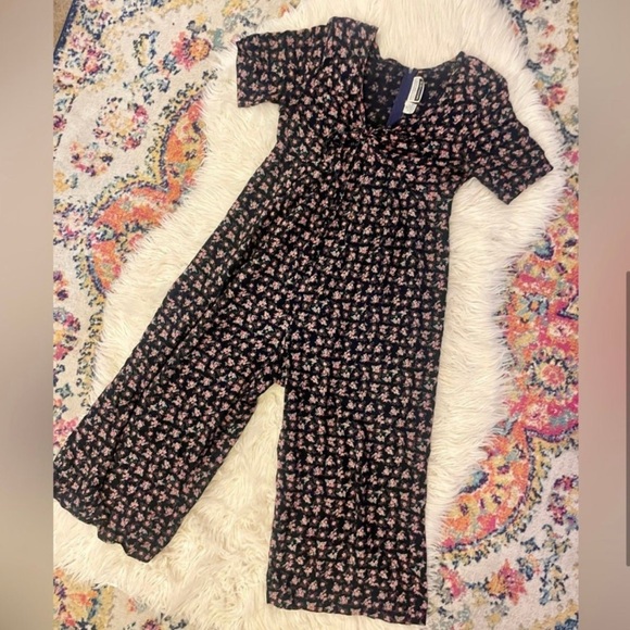 Vintage Ulterior Motives Floral Print Playsuit Jumpsuit - Picture 2 of 6